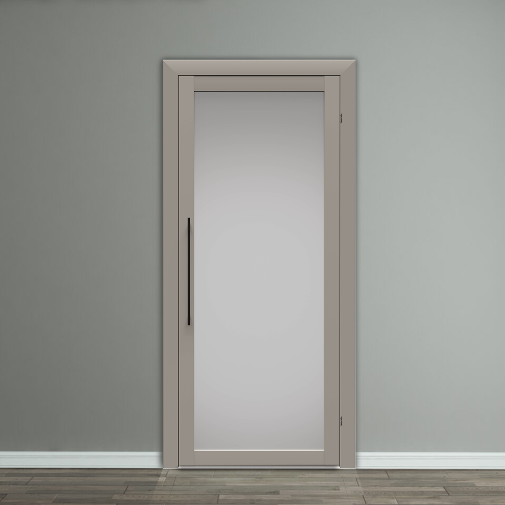 volta-1-warm-grey-1.png Стъклена врата VOLTA 1 - Image 1