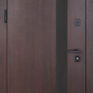 Входна врата за къща с Прекъснат Термомост – тъмно венге